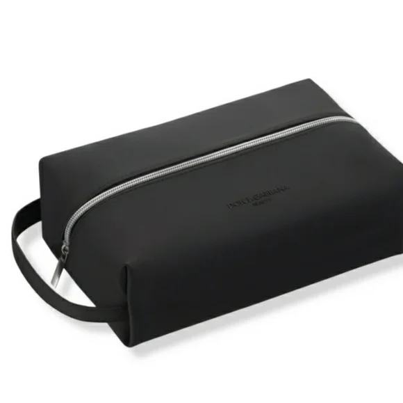 DOLCE GABBANA BEAUTY MEN S BLACK TOILETRIES POUCH